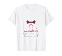 Romanticize Your Life Coquette Bow Estetica Soft Girl Maglietta