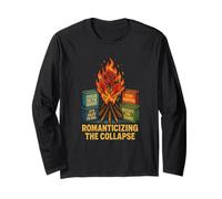Romanticizzare il crollo Irony Art Maglia a Manica