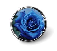 Romantico blu rosa rotonda distintivo carino smalto spilla abbigliamento personalizzato decorazione unisex porta badge cappelli borse camicie Decor
