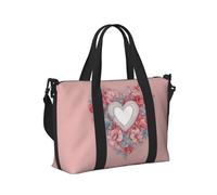 Romantico Cuore Stampa Donne Uomini Viaggio Borsa a Mano Leggero Pieghevole Campeggio Uso quotidiano Attività all'aperto