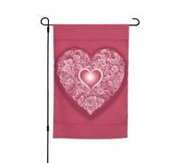 Romantico cuore stampa ogni occasione giardino tutte le stagioni all'aperto bandiera Yard Decor per patio bandiere