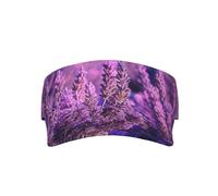 Romantico Lavanda Sport Sun Visor per Uomini Donne Regolabile Vuoto Top Baseball Cap Outdoor Golf Running Sun Caps