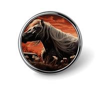 Romantico Mustang Spille personalizzate per zaini Moda Risvolto Pin per Abiti Carino Cappello Button Pins per Donne Uomini Divertente Borsa Distintivo Pin Cool Vintage Spille per Matrimonio Spilla