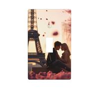Romantico Parigi Farfalla Eiffel Stampa Interruttore Placche, 1 Gang Piastra di Copertura Interruttore Singolo Toggle Luce Piastra di Copertura
