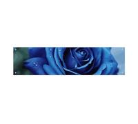 Romantico rosa blu grande cartello da appendere alla parete sfondo banner festa di compleanno fondali per Capodanno, laurea, matrimonio, festa di compleanno, decorazione, 120 x 30 cm