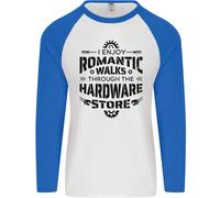 Romantico Walks Hardware Negozio Artigiano Fai da Te Uomo L/S Baseball T-Shirt