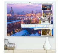 Romantisches Dresden im Winter (hochwertiger Premium Wandkalender 2026 DIN A2 quer), Kunstdruck in Hochglanz: Winterzauber in der romantischen Dresdner Altstadt