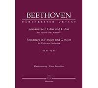 Romanzen in F-Dur und G-Dur für Violine und Orchester op. 50, 40. Klavierauszug, Stimmen, Sammelband, Urtextausgabe