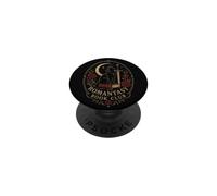 Romanzo gotico romantico con rose lunari e gatti neri PopSockets PopGrip Adesivo