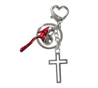 Romanzo Retro Farfalle Love Flame Crossed Tag Portachiavi Minoranza Alta Qualità Borse Decorazioni per Regalo di Compleanno Farfalle Portachiavi