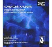 Romaulds Kalsons Concertos for Violin/latvian National So (CD) Album