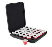 ROMAUNT Custodia protettiva per il trasporto compatibile con capsule Nespresso OrignalLine, accessorio per macchina da caffè portatile, porta cialde da viaggio in materiale EVA, custodia rigida per 36