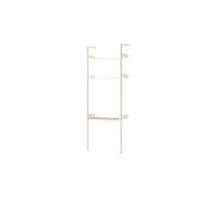 Rombe Full Bay IF2 Scrivania Scaffale Rovere Laccato/Alabastro