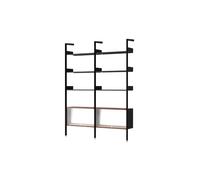 Rombe IF3 &IF6 Configurazione scaffalatura E Noce laccato/Antracite