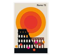 Rome 73 Poster di Bo Lundberg 20 x 30 cm Quadri Decorazione per pareti