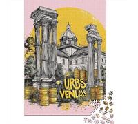 Rome Ancient Wealth Puzzle Impossible 1000 Pezzi Decorazione Per La Casa. Giochi Rilassamento E Intelligence Per Adulti E Ragazzi Da 14 Anni 38x26cm/1000pcs
