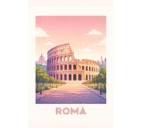 Rome Notebook - Elegant Lined Journal for Travel, Notes, and Everyday Writing: Minimalist lined notebook ideal for journaling, trip planning, study ... gift for Rome lovers. 110 pages, 6 x 9 size.