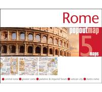 Rome PopOut Map: Pocket size, pop up city map of Rome