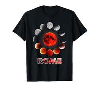Rome Red Moon: Total Lunar Eclipse Blood Moon 7 Sep 2025 Maglietta