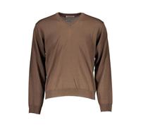 Romeo Gigli Brown Wool Men Sweater - L