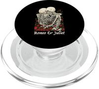 ROMEO & JULIET Coppia Scheletro Abbraccio Abbraccio Shakespeare Meme PopSockets PopGrip per MagSafe