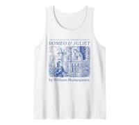 Romeo Juliet Shakespeare Hamlet Book Lover Bookworm Cute Canotta