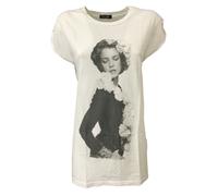 ROMEO & JULIETA t-shirt donna bianca 100% cotone MADE IN ITALY