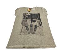 ROMEO & JULIETA t-shirt donna tortora 100% cotone MADE IN ITALY
