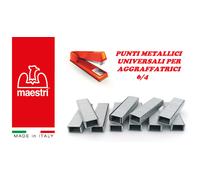 ROMEO MAESTRI - SERIE NEW AGE - PUNTI METALLICI UNIVERSALI PER AGGRAFFATRICI 6/4