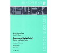 Romeo und Julia: Suite für Bläseroktett. wind instruments. Partition et parties.