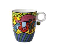 Romero Britto Pop Art Tazza da Caffè Tazza Artista 400ml Fun GOEBEL Porcellana