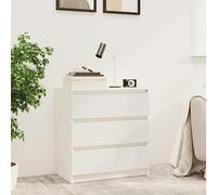 ROMHZKS Comodino stabile in legno con 3 cassetti, tavolino durevole per camera da letto, facile da pulire con panno umido, molto spazio