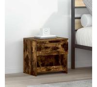 ROMHZKS Elegante comodino con cassetto e scomparto - Parte superiore stabile e materiale facile da pulire per riporre in camera da letto