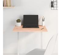 ROMHZKS Piano da tavolo 60 x 50 x 2 cm, in legno massello di rovere non trattato, tavolo da soggiorno rustico, progetti in legno, per soggiorno e cucina