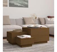 ROMHZKS Scatola portaoggetti in legno di pino massiccio con coperchio e manico - Organizer multifunzionale per casa, soggiorno, tavolino o tavolino