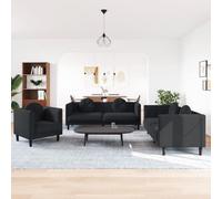 ROMHZKS Set per divano in velluto con cuscino rotondo, seduta comoda e design moderno, rivestimento grigio per relax e televisione, gambe di sostegno stabili