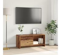 ROMHZKS Supporto per TV in legno anticato e legno