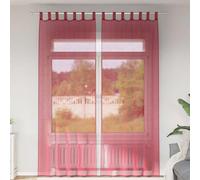 ROMHZKS Tenda in voile, 100% poliestere, semi-trasparente, con tasca per asta per protezione dalla luce diurna e dalla privacy, lavabile e durevole per diverse stanze