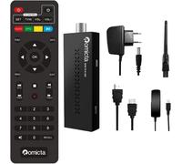 Romicta Decoder Digitale Terrestre 2024 - Decoder DVB-T2/C 1080P H.265 HEVC 10Bit, Ricevitore TV con USB PVR, WiFi, YouTube, LCN, HDMI, SCART, Lettore Multimediale, Telecomando Universale 2in1