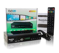 Romicta Decoder Digitale Terrestre 2026, Decoder DVB-T2/C 1080P H.265 HEVC 10Bit, Ricevitore Digitale Terrestre USB PVR Youtube LCN HDMI SCART Lettore Multimediale, Telecomando Universale 2in1