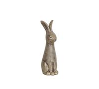 Romimex Figura decorativa Beige Ceramica Coniglio 13x40x15 cm