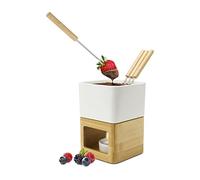 ROMINOX Fonduta, Ceramica, Bianco, 4 Pikser