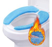 ROMINVIC Coprisedili per WC, Caldi, Morbidi, Lavabili e Lavabili, Cuscino del Sedile del WC della Memoria,Sedile WC ad Assorbimento Elettrostatico,per Donne, Mamme in Attesa, Anziani