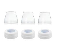 ROMIRUS Ghiera del biberon y Cappuccio Biberon Tappo, per Avent Biberon Anti-Colic Classic, Set da 3