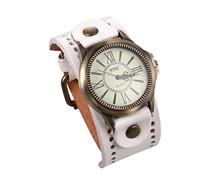 ROMISBABA 1 Pc Orologio Da Polso Orologi Da Donna Orologio Da Carro Armato Guarda Guarda Carica Orologi Orologio Automatico Orologio D'argento Orologio D'oro Orologio Analogico Bianca