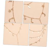 ROMISBABA 1 Pezzo Multi Layered Alloy Necklace With Star Moon And Pendants Elegant Tassel Design For Parties And Everyday Wear