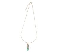 ROMISBABA 1 Pz collana di cristallo grezzo costume calcolo forma collane gioielli per il collo collana elegante catena del collo creativa gioielli collana Pietra naturale Blu