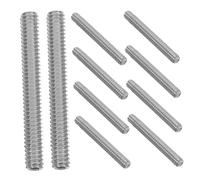 ROMISBABA 10 Pezzi Vite senza Testa in Acciaio Inox con Filettatura Fine e Incavo Interno Vite di Fissaggio Tipo Inglese e Americano per Assemblaggio Meccanico