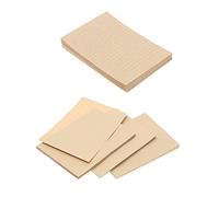ROMISBABA 100 fogli Carta Vintage Kraft con Rigatura per e Carta Pergamena Retro per Biglietti Poesie e Note per e Regali