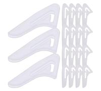 ROMISBABA 100 Pezzi Protezione per Coltelli da Cucina in Plastica Trasparente, Copertura Antigraffio per Punta Lama, 100 Pezzi di Manicotti di Sicurezza per Riporre Coltelli e Utensili da